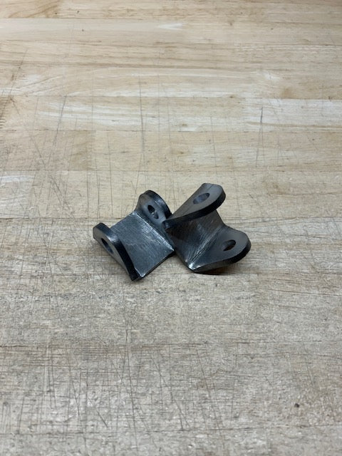 Kinetic MX Weld-On YZ Peg Mounts W/Pin & Spring Kit